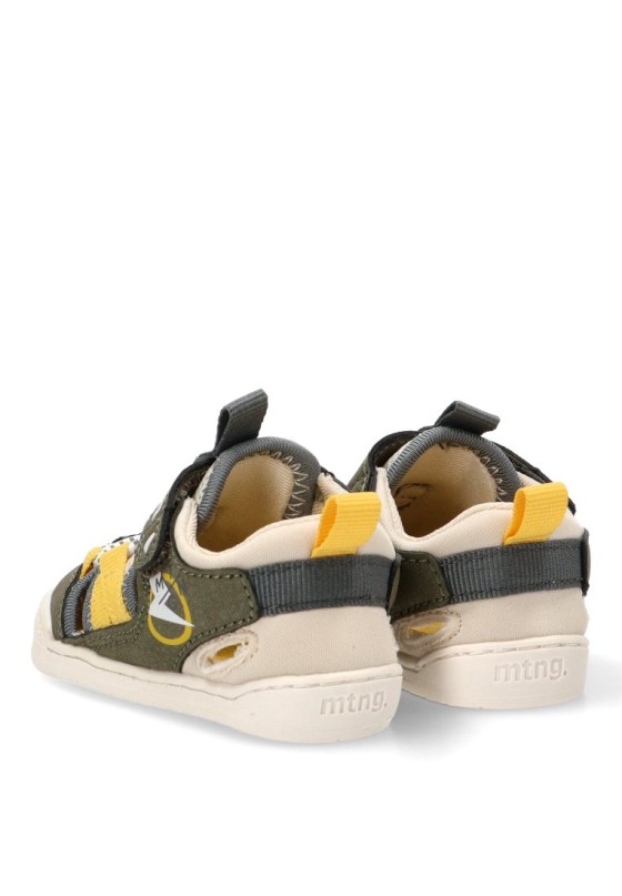 Sandalia de niño Mustang Kids 48908 kakhi sintetico suela plana