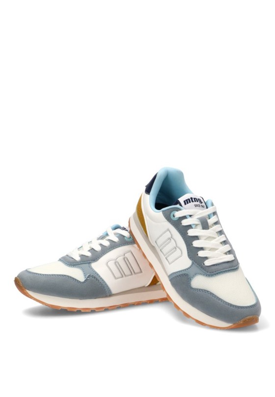 Deportivo de mujer MUSTANG 60909 azul sintetico suela plana