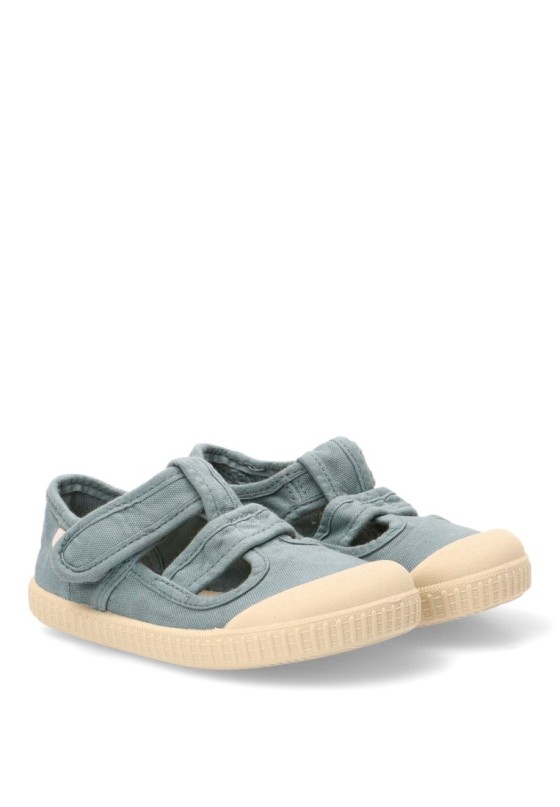 Deportivo de niño IGOR berri azul textil  suela plana