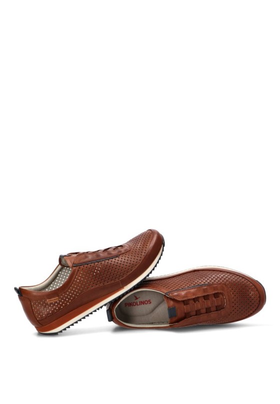 Deportivo de hombre PIKOLINOS m2a-6252 cuero piel suela plana