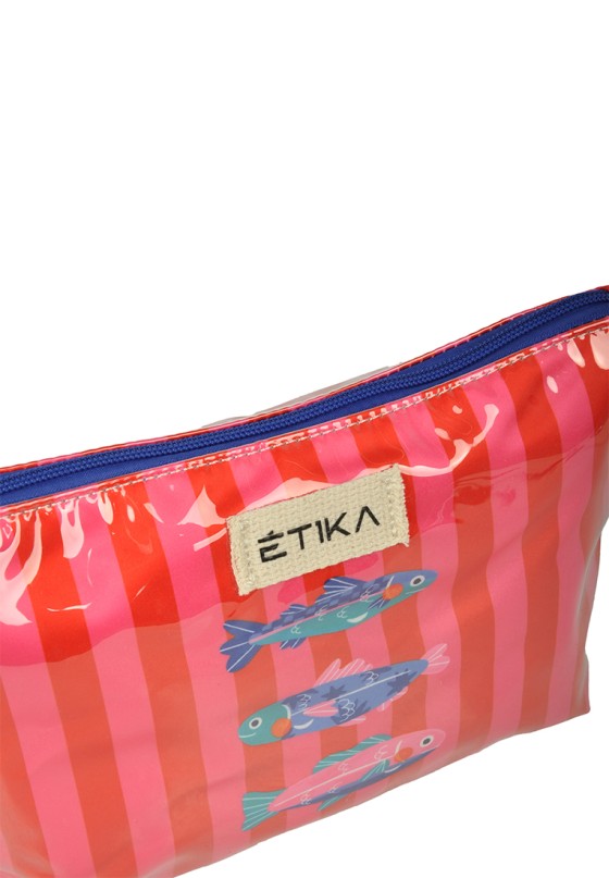 Bolso mano de mujer ETIKA b30142-a rojo plástico