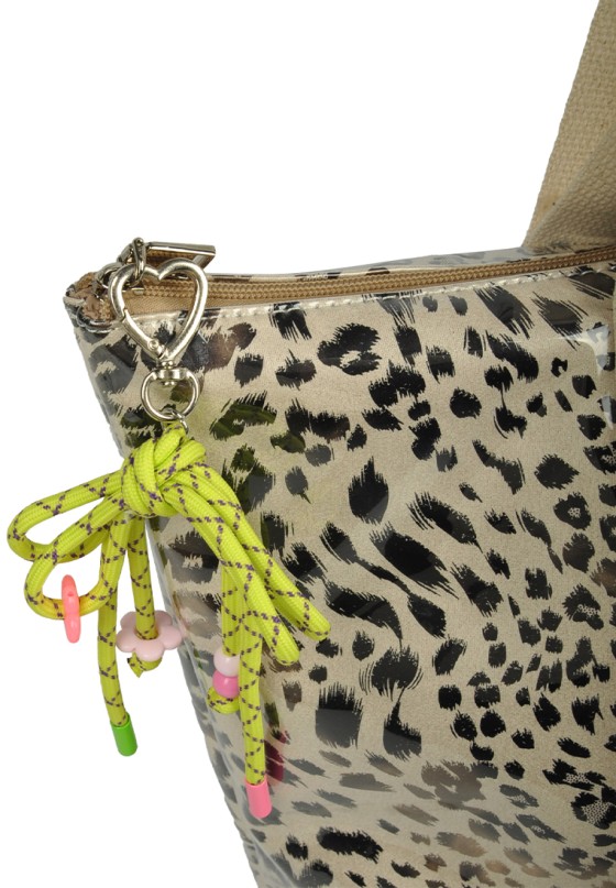 Bolsa playa de mujer ETIKA b30141-e leopardo plástico