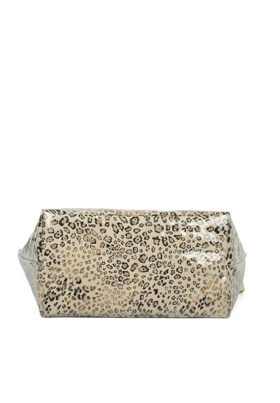 Bolsa playa de mujer ETIKA b30141-e leopardo plástico