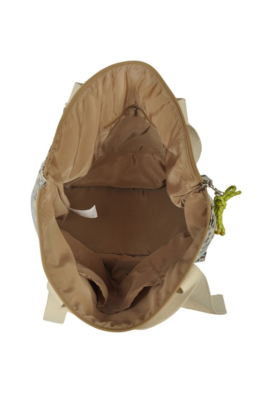 Bolsa playa de mujer ETIKA b30141-e leopardo plástico