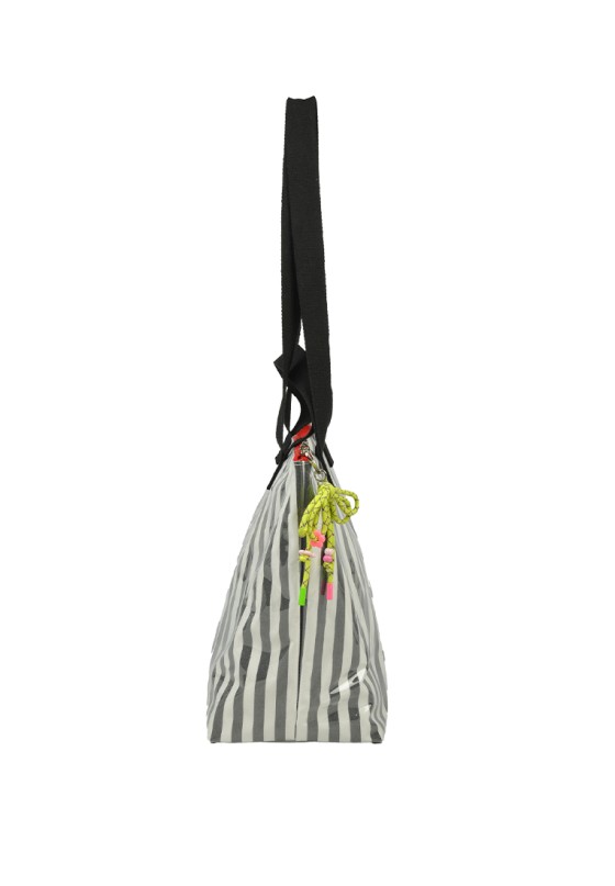 Bolsa playa de mujer ETIKA b30141-d negro plástico