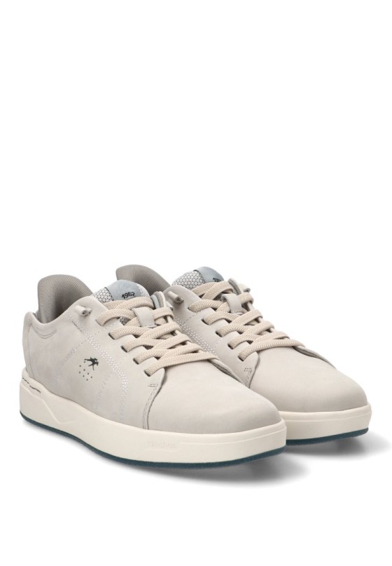 Deportivo de hombre FLUCHOS f2378 blanco piel suela plana