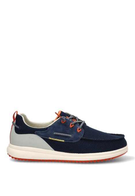 Nautico kiova mocasin de hombre WALK IN PITAS bay marino textil  suela plana