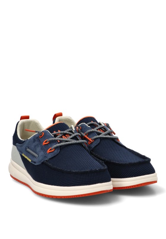 Nautico kiova mocasin de hombre WALK IN PITAS bay marino textil  suela plana