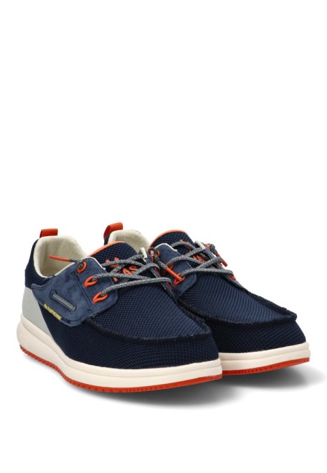 Nautico kiova mocasin de hombre WALK IN PITAS bay marino textil  suela plana