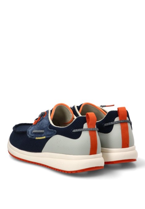 Nautico kiova mocasin de hombre WALK IN PITAS bay marino textil  suela plana