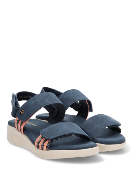 Sandalia azul de mujer ARMONY 40026
