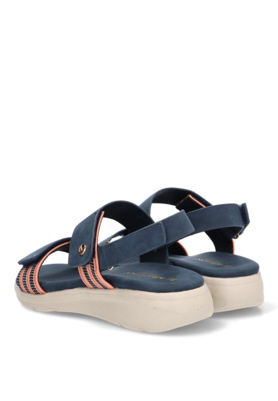 Sandalia azul de mujer ARMONY 40026