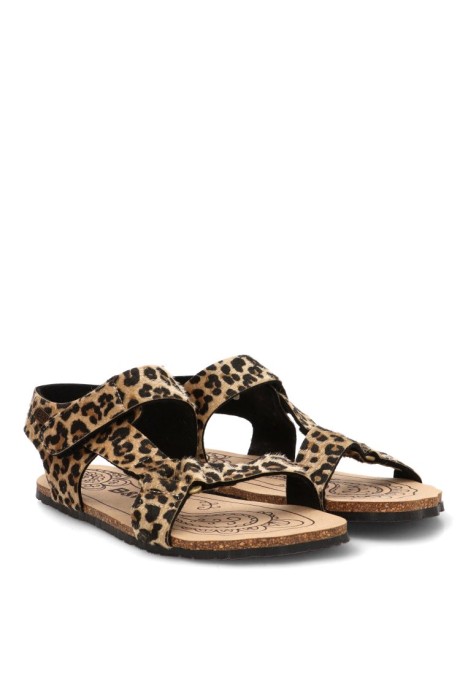 Sandalia leopardo de mujer BREAK AND WALK BWSH414002