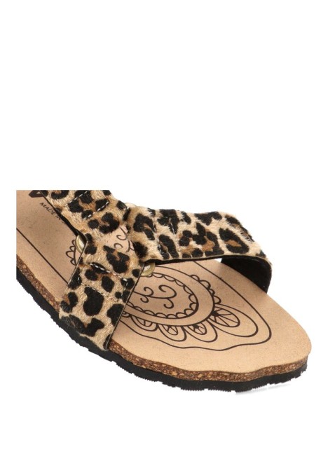 Sandalia leopardo de mujer BREAK AND WALK BWSH414002