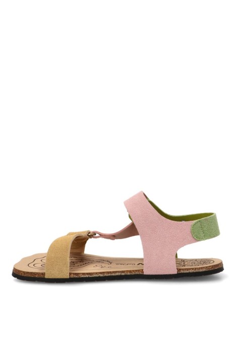 Sandalia multicolor respetuosa de mujer BREAK AND WALK BWSH414001