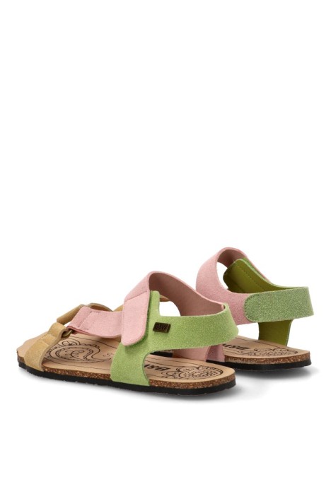 Sandalia multicolor respetuosa de mujer BREAK AND WALK BWSH414001