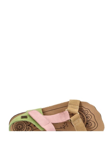 Sandalia multicolor respetuosa de mujer BREAK AND WALK BWSH414001