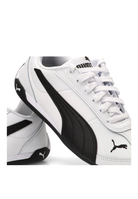 Deportivo de hombre PUMA 405096 blanco piel suela plana