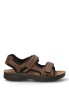 Sandalia de hombre Luna Collection ry29 marron sintetico suela plana