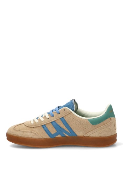 Deportivo de hombre HARPER & NEYER sneaker hamptons colors camel piel suela plana