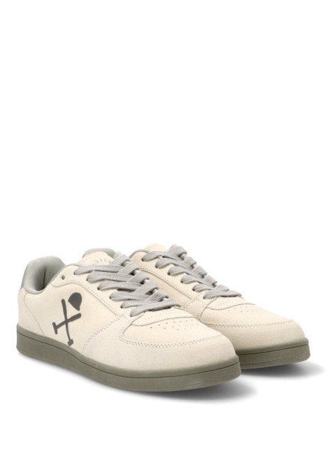 Deportivo de hombre HARPER & NEYER sneaker brentwood gris piel suela plana