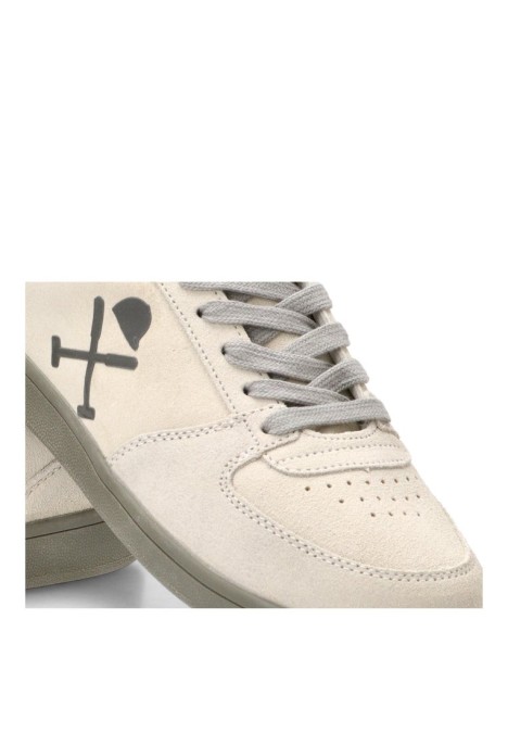 Deportivo de hombre HARPER & NEYER sneaker brentwood gris piel suela plana