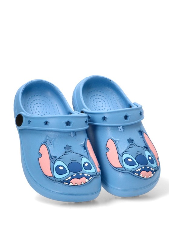 Chanclas sandalias playa de niña Luna Collection 2300007282 azul goma suela plana