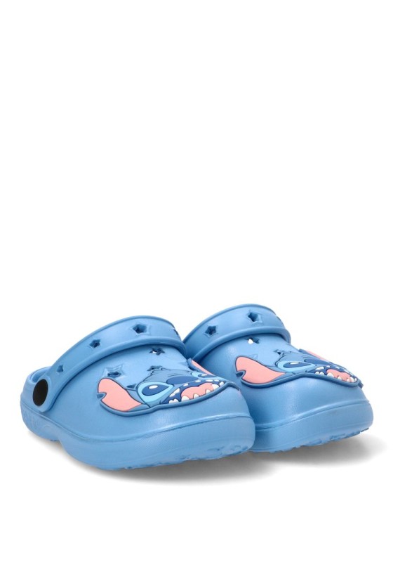 Chanclas sandalias playa de niña Luna Collection 2300007282 azul goma suela plana