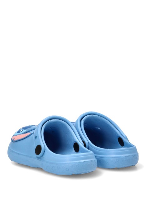 Chanclas sandalias playa de niña Luna Collection 2300007282 azul goma suela plana