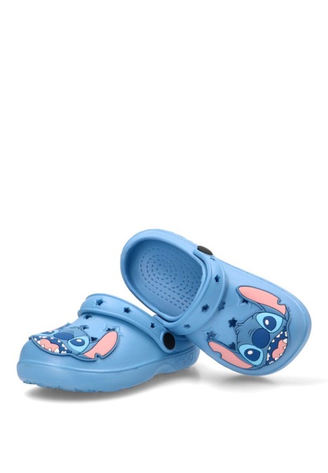 Chanclas sandalias playa de niña Luna Collection 2300007282 azul goma suela plana