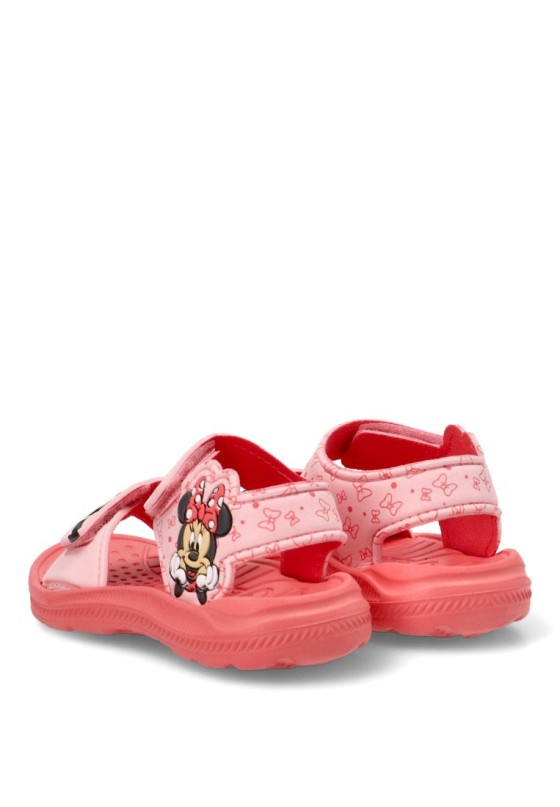 Chanclas sandalias playa de niña Luna Collection 2300006835 rosa goma suela plana