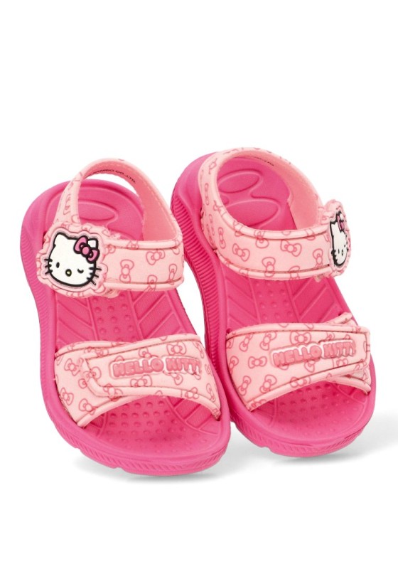 Chanclas sandalias playa de niña Luna Collection 2300006837 rosa goma suela plana