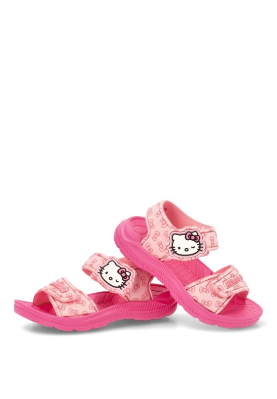 Chanclas sandalias playa de niña Luna Collection 2300006837 rosa goma suela plana
