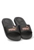 Chanclas sandalias playa de mujer PUMA 389108 negro sintetico suela plana