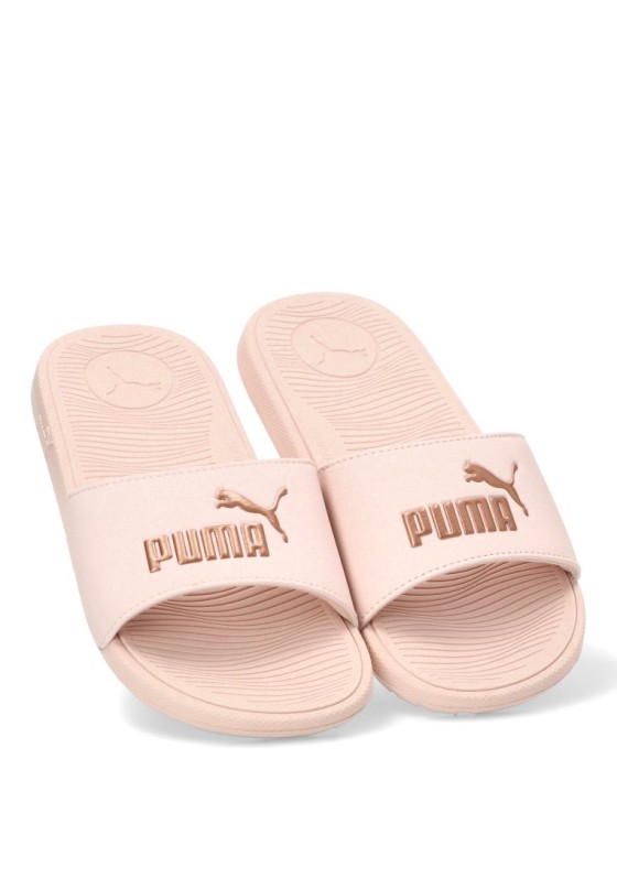 Chanclas sandalias playa de mujer PUMA 389108 rosa sintetico suela plana