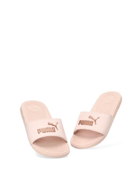 Chanclas sandalias playa de mujer PUMA 389108 rosa sintetico suela plana