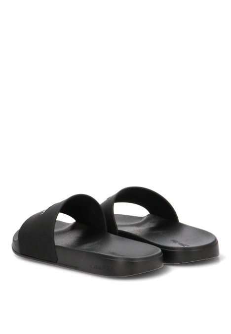 Chanclas sandalias playa de hombre CALVIN KLEIN hm0hm02107 negro goma suela plana
