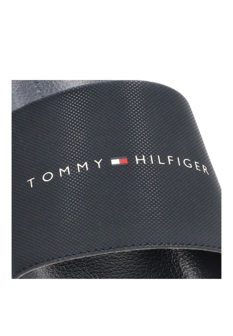 Chanclas sandalias playa de hombre TOMMY HILFIGER fm0fm05799 negro sintetico suela plana