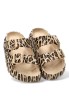 Chanclas sandalias playa de mujer XTI 142550 leopardo goma suela doble