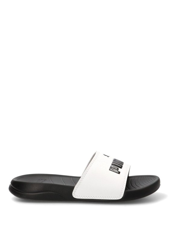 Chanclas sandalias playa de niño PUMA 372017 blanco sintetico suela plana