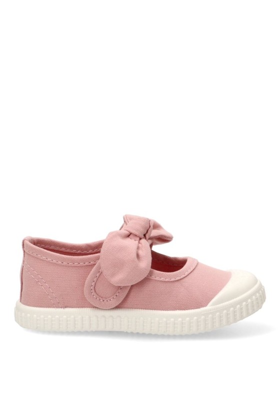 Bailarina  de niña LUNA KIDS rbs1689 rosa textil  suela plana