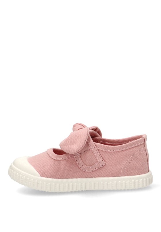 Bailarina  de niña LUNA KIDS rbs1689 rosa textil  suela plana