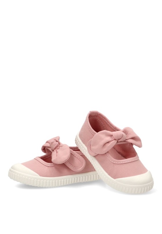 Bailarina  de niña LUNA KIDS rbs1689 rosa textil  suela plana