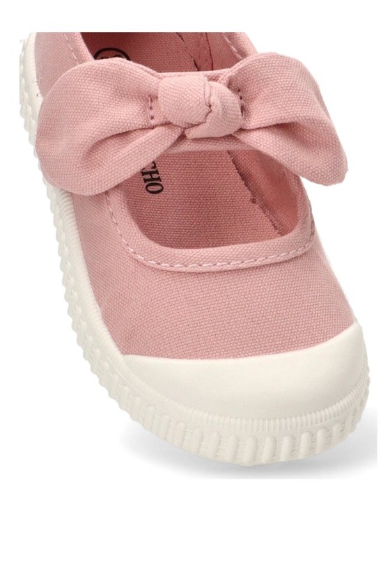 Bailarina  de niña LUNA KIDS rbs1689 rosa textil  suela plana