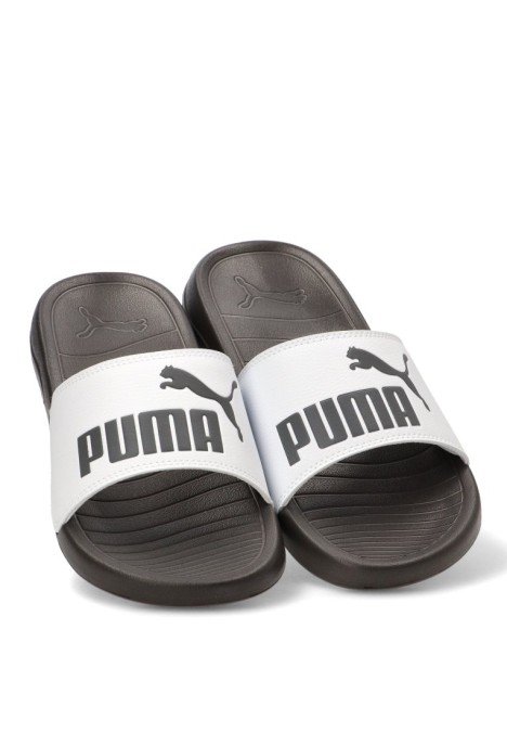 Chanclas sandalias playa de hombre PUMA 372279 blanco sintetico suela plana