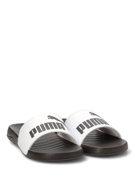 Chanclas sandalias playa de hombre PUMA 372279 blanco sintetico suela plana