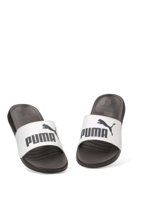 Chanclas sandalias playa de hombre PUMA 372279 blanco sintetico suela plana