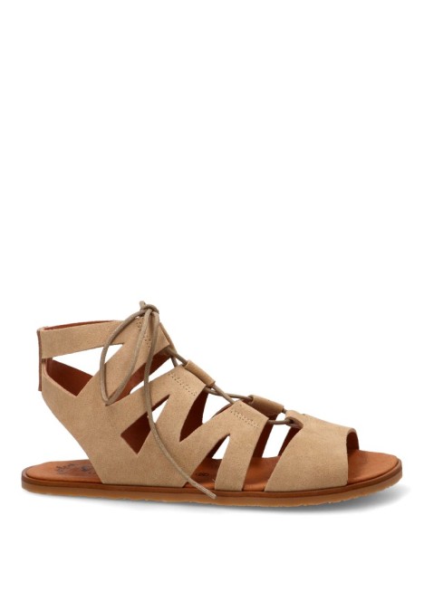 Sandalia SAVIA de mujer VIVANT en color camel