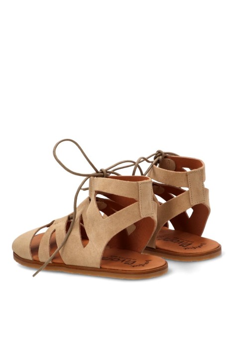 Sandalia SAVIA de mujer VIVANT en color camel