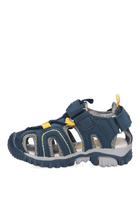 Sandalia de niño LOIS 46160 azul sintetico suela plana